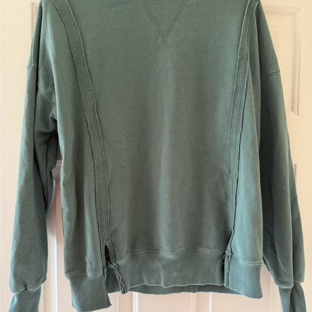 BKE Sage Green Crew Neck Sweater